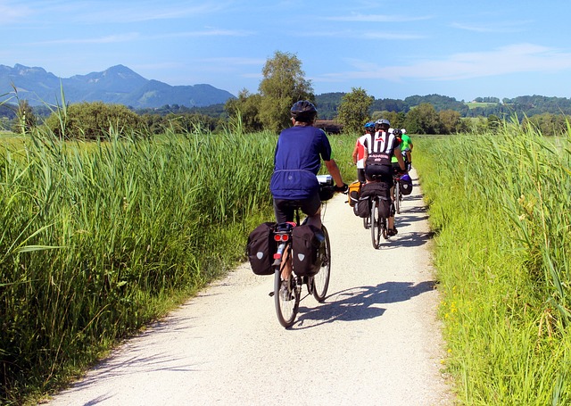 Fahrradtour in den Alpen